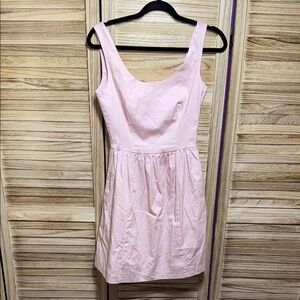 Oodji Elegant Pink Sleeveless Dress With Pockets NWT Size XXS